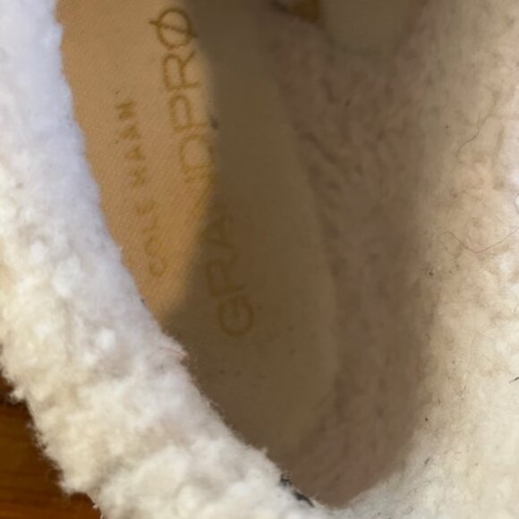 Cole Haan tan suede faux fleece lined sneakers. Super light, soft and comfy. - Picture 9 of 10